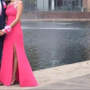 Pink prom dress